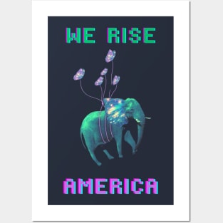 WE RISE - America Posters and Art